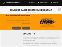 Tablet Screenshot of bass.apprendrelaguitare.ca
